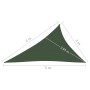 Dark green HDPE sail shade 160 g/m² 3x4x5 m by , Umbrellas - Ref: Foro24-311476, Price: 22,80 €, Discount: %