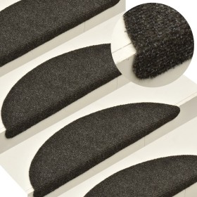 Self-adhesive stair treads 15 units anthracite 65x21x4 cm by vidaXL, Stair mats - Ref: Foro24-322353, Price: 46,11 €, Discoun...