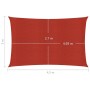 Red HDPE sail shade 160 g/m² 3x4.5 m by , Umbrellas - Ref: Foro24-311623, Price: 32,61 €, Discount: %