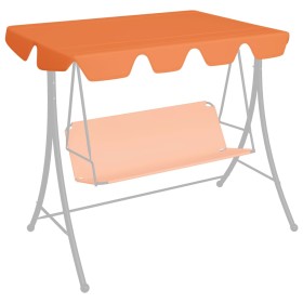 Spare canopy for garden swing orange 150/130x105/70 cm by , Covers for tents and gazebos - Ref: Foro24-312105, Price: 28,30 €...