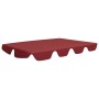 Dosel de repuesto columpio jardín rojo tinto 150/130x105/70 cm de , Cubiertas para carpas y cenadores - Ref: Foro24-312107, P...