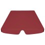 Dosel de repuesto columpio jardín rojo tinto 150/130x105/70 cm de , Cubiertas para carpas y cenadores - Ref: Foro24-312107, P...