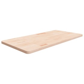 Solid untreated wood bathroom countertop 100x50x2.5 cm by , Countertops - Ref: Foro24-342939, Price: 75,99 €, Discount: %