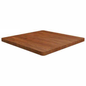 Square table top made of dark brown oak wood, 80x80x4 cm by , Table tops - Ref: Foro24-343078, Price: 153,05 €, Discount: %