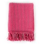 Manta a cuadros de algodón rosa 125x150 cm de , Mantas - Ref: Foro24-245333, Precio: 17,06 €, Descuento: %