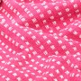 Pink checkered cotton blanket 125x150 cm by , Blankets - Ref: Foro24-245333, Price: 17,06 €, Discount: %