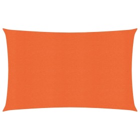 Orange HDPE sail shade 160 g/m² 3.5x5 m by , Umbrellas - Ref: Foro24-311682, Price: 40,73 €, Discount: %