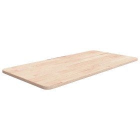 Solid untreated wood bathroom countertop 80x40x1.5 cm by , Countertops - Ref: Foro24-342924, Price: 32,99 €, Discount: %