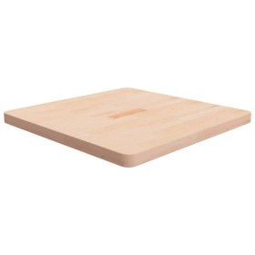 Square oak wood untreated table top 70x70x4 cm by , Table tops - Ref: Foro24-342945, Price: 126,99 €, Discount: %