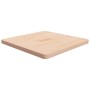 Square oak wood untreated table top 70x70x4 cm by , Table tops - Ref: Foro24-342945, Price: 126,24 €, Discount: %