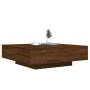 Engineered wood brown oak coffee table 100x100x31 cm by , Coffee table - Ref: Foro24-836601, Price: 112,55 €, Discount: %