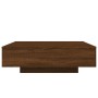 Engineered wood brown oak coffee table 100x100x31 cm by , Coffee table - Ref: Foro24-836601, Price: 112,55 €, Discount: %