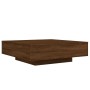 Engineered wood brown oak coffee table 100x100x31 cm by , Coffee table - Ref: Foro24-836601, Price: 112,55 €, Discount: %