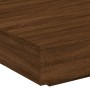 Engineered wood brown oak coffee table 100x100x31 cm by , Coffee table - Ref: Foro24-836601, Price: 112,55 €, Discount: %