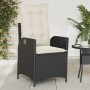 Sillones reclinable jardín cojines 2 uds ratán sintético negro de , Sillas de jardín - Ref: Foro24-365264, Precio: 238,10 €, ...