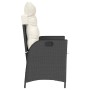 Sillones reclinable jardín cojines 2 uds ratán sintético negro de , Sillas de jardín - Ref: Foro24-365264, Precio: 238,10 €, ...