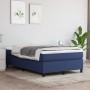 Boxspringbett mit blauem Stoffbezug und Matratze, 120x190 cm. von , Betten und Lattenroste - Ref: Foro24-3269689, Preis: 353,...