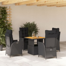 5-piece garden furniture set with black synthetic rattan cushions by , Garden sets - Ref: Foro24-3277446, Price: 570,30 €, Di...