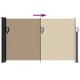 Retractable side awning in taupe gray, 120x300 cm. by , Umbrellas - Ref: Foro24-4004289, Price: 88,11 €, Discount: %