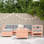 7-piece garden sofa set made of solid Douglas fir wood by , Garden sets - Ref: Foro24-3250970, Price: 483,47 €, Discount: %