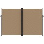 Toldo lateral retráctil gris taupe 220x1200 cm de , Sombrillas - Ref: Foro24-4004874, Precio: 183,64 €, Descuento: %