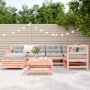 7-piece garden sofa set made of solid Douglas fir wood by , Garden sets - Ref: Foro24-3250918, Price: 432,99 €, Discount: %