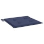 Cushions for pallet furniture 4 units navy blue fabric 40x40x3 cm by , Cushions for chairs and sofas - Ref: Foro24-378359, Pr...