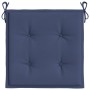 Cushions for pallet furniture 4 units navy blue fabric 40x40x3 cm by , Cushions for chairs and sofas - Ref: Foro24-378359, Pr...