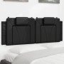 Padded black synthetic leather headboard 140 cm by , Headboards and footboards - Ref: Foro24-374790, Price: 45,15 €, Discount: %