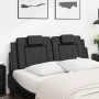 Padded black synthetic leather headboard 140 cm by , Headboards and footboards - Ref: Foro24-374790, Price: 45,15 €, Discount: %