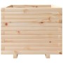 Massive Holzblumenkasten aus Kiefer 60x60x49,5 cm von , Töpfe und Pflanzgefäße - Ref: Foro24-3282519, Preis: 128,99 €, Rabatt: %