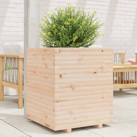 Solid pine wood planter 60x60x72 cm by , Pots and planters - Ref: Foro24-3282614, Price: 178,99 €, Discount: %