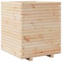 Solid pine wood planter 60x60x72 cm by , Pots and planters - Ref: Foro24-3282614, Price: 179,01 €, Discount: %