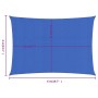 Rectangular blue HDPE sail shade 160 g/m² 4x6 m by , Umbrellas - Ref: Foro24-311519, Price: 49,04 €, Discount: %