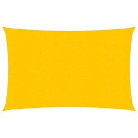 Rectangular yellow HDPE sail shade 160 g/m² 4x5 m by , Umbrellas - Ref: Foro24-311573, Price: 44,17 €, Discount: %