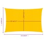 Toldo de vela rectangular HDPE amarillo 160 g/m² 3,5x4,5 m de , Sombrillas - Ref: Foro24-311571, Precio: 36,25 €, Descuento: %