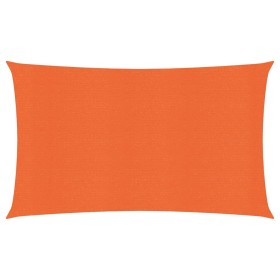 Rectangular HDPE orange shade sail 160 g/m² 3x6m by , Umbrellas - Ref: Foro24-311680, Price: 41,26 €, Discount: %