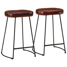 Bar stools 2 units dark brown 41x29x62 cm by , Kitchen stools - Ref: Foro24-358924, Price: 82,73 €, Discount: %