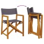 Dining chairs 2 units dark gray fabric by , Garden chairs - Ref: Foro24-365838, Price: 107,99 €, Discount: %