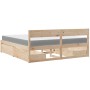 Cama con cajones y colchón madera maciza de pino 180x200 cm de , Camas y somieres - Ref: Foro24-3281889, Precio: 613,81 €, De...