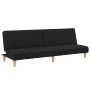 Zweiplätziges Schlafsofa mit Hocker, schwarzer Stoff. von , Sofas - Ref: Foro24-3258140, Preis: 292,07 €, Rabatt: %