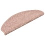 Stair tread mats 15 pcs light pink 65x21x4 cm by vidaXL, Stair mats - Ref: Foro24-322377, Price: 90,91 €, Discount: %