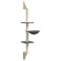 Dark grey wall-mounted cat scratching post 142.5 cm by , Cat furniture - Ref: Foro24-172397, Price: 36,84 €, Discount: %