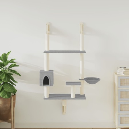 Árbol rascador para gatos de pared gris claro 153 cm de , Mobiliario para gatos - Ref: Foro24-172405, Precio: 51,73 €, Descue...