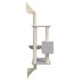 Light gray wall-mounted scratching post for cats, 153 cm by , Cat furniture - Ref: Foro24-172405, Price: 51,73 €, Discount: %