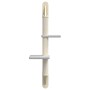 Light gray wall-mounted scratching post for cats, 108 cm by , Cat furniture - Ref: Foro24-172411, Price: 24,19 €, Discount: %