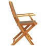 Reclining garden chairs 4 pcs solid acacia wood gray by , Garden chairs - Ref: Foro24-3214568, Price: 283,27 €, Discount: %