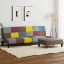 Zweiplätziges Schlafsofa mit Hocker aus Patchwork-Stoff. von , Sofas - Ref: Foro24-3258121, Preis: 294,19 €, Rabatt: %