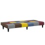 Sofá cama de 2 plazas con taburete tela Patchwork de , Sofás - Ref: Foro24-3258121, Precio: 294,19 €, Descuento: %