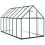 Greenhouse with green aluminum base frame 334x169x195 cm by , Greenhouses - Ref: Foro24-3266327, Price: 568,92 €, Discount: %